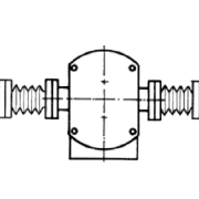 شکل ‏2‑3: نمایش استفاده از ارتباط دهنده انبساطی در ورود و خروج پمپ